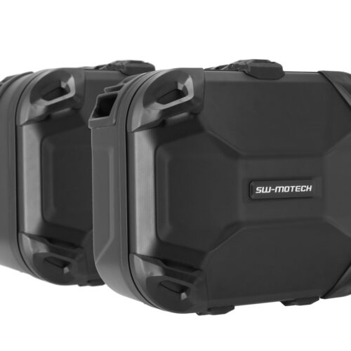 Système de valises rigides DUSC Noir. 41/33 L. Ducati DesertX (22-) / Rally (23-).
