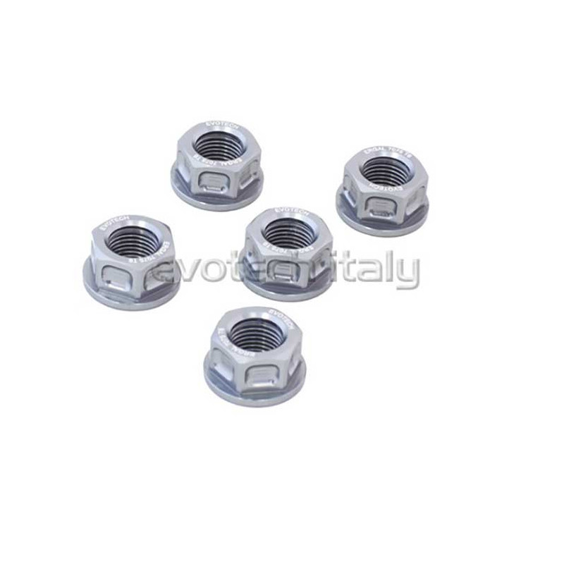 KIT 5 ECROUS DE COURONNE M10X1