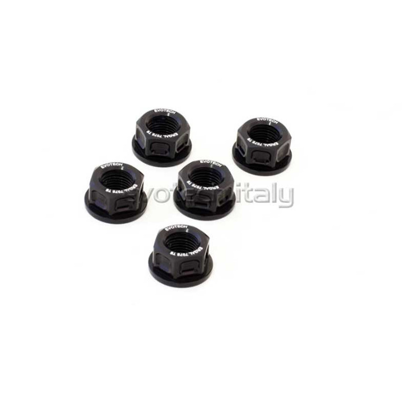 KIT 5 ECROUS DE COURONNE M10X1