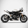 KIT COLLECTEUR ZARD 3 EN 1 TRIUMPH SPEED TRIPLE 1200
