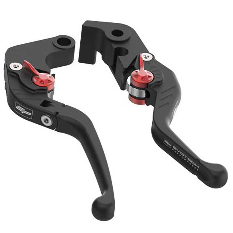 KIT DE LEVIERS D'EMBRAYAGE PLIABLES ET DE FREIN COURT EVOTECH EVO - TRIUMPH AMER