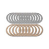 KIT DISQUES EMBRAYAGE DUCATI OEM LISSE ET GARNIS 48 DENTS METAL FRITTÉ KIT DISQUES EMBRAYAGE DUCATI OEM LISSE ET GARNIS 48 DENTS METAL FRITTÉ