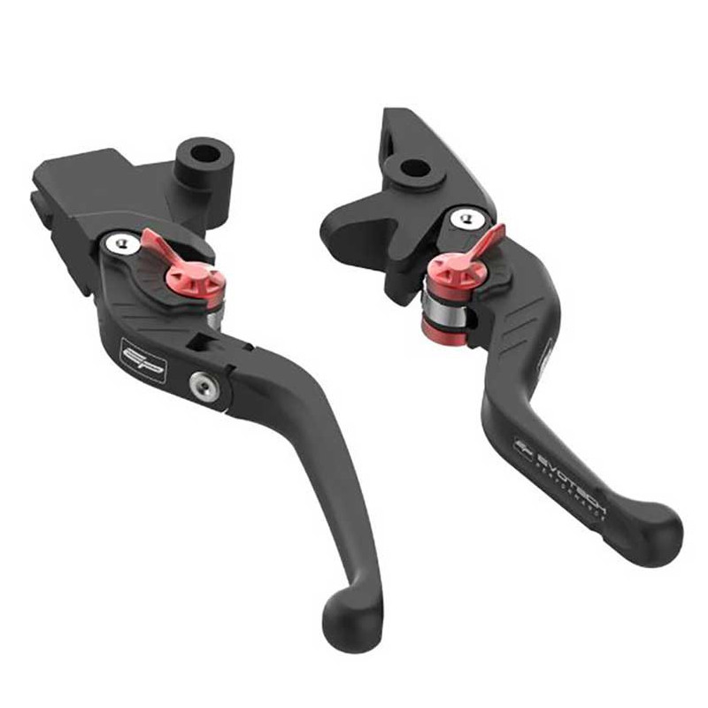 KIT LEVIER D'EMBRAYAGE ET DE FREIN COURT EVOTECH EVO - ROYAL ENFIELD HIMALAYAN 4