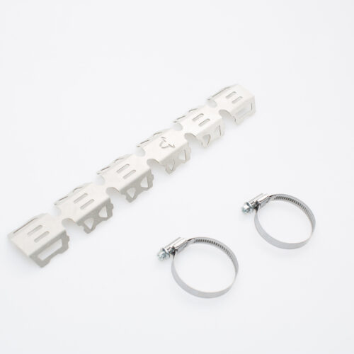 Protection de collecteur déchappement Pour collecteurs Ø 32-50 mm. Gris.