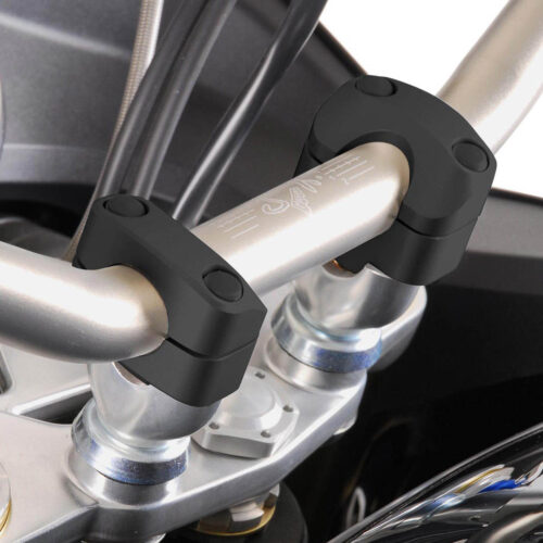 Kit de conversion du diamètre de guidon Ø 22mm to Ø 28mm. h 20 mm. Noir.