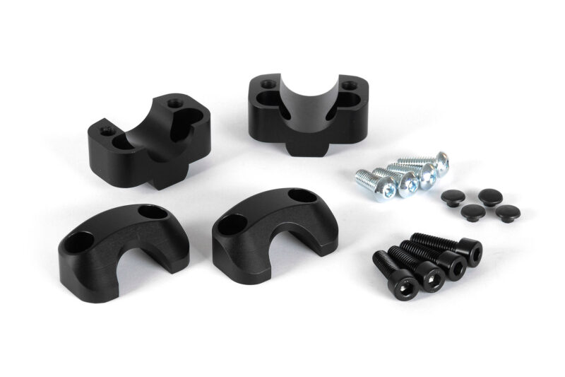 Kit de conversion du diamètre de guidon Ø 22mm to Ø 28mm. h 20 mm. Noir.