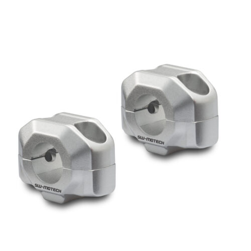 Réhausseur de guidon Ø 22 mm H=15 mm. Gris.