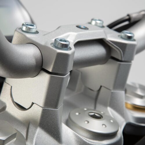 Réhausseur de guidon H=30 mm. Gris. BMW F 750/800 GS (17-).