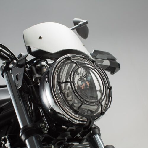 Protection de phare Grille. Noir. Suzuki SV650 (15-).