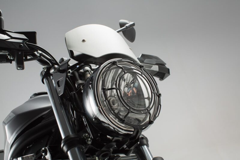 Protection de phare Grille. Noir. Suzuki SV650 (15-).