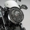 Protection de phare Grille. Noir. Suzuki SV650 (15-).