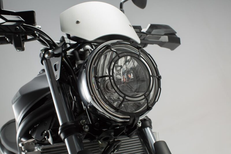 Protection de phare Grille. Noir. Suzuki SV650 (15-).