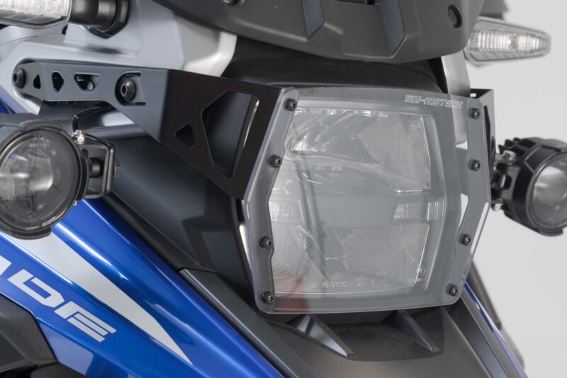 Protection de phare Support avec écran PVC. Suzuki V-Strom 1050 (19-).