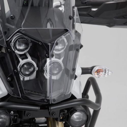Protection de phare Support avec écran PVC. Yamaha Ténéré 700 (19-).