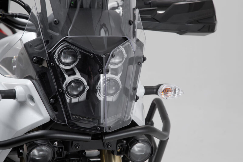 Protection de phare Support avec écran PVC. Yamaha Ténéré 700 (19-).