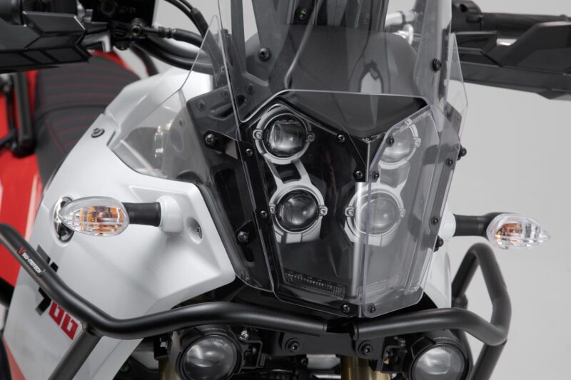 Protection de phare Support avec écran PVC. Yamaha Ténéré 700 (19-).