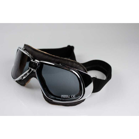 LUNETTES NANNINI BIKER CHROME - MARRON ECRAN GRIS ANTIBUEE