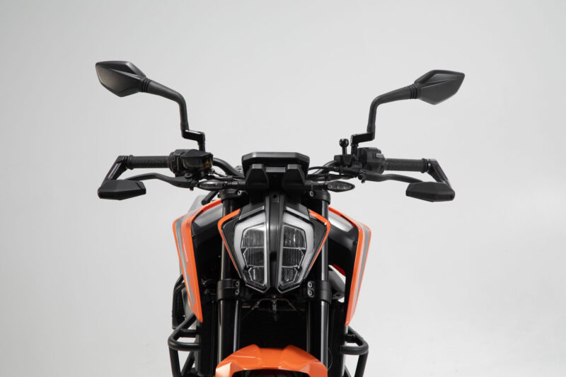 Protège leviers avec déflecteur de vent Noir. Modèles KTM/ Husqvarna.