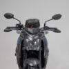 Protège leviers avec déflecteur de vent Noir. Modèles Suzuki GSX-S.