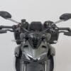 Protège leviers avec déflecteur de vent Noir. Modèles Aprilia, Ducati, Triumph.