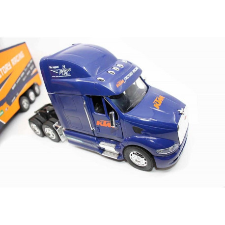 Miniature camion Peterbilt 387 Team KTM Red Bull 1/43