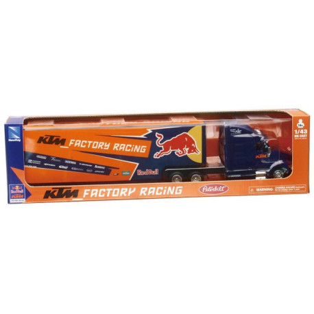 Miniature camion Peterbilt 387 Team KTM Red Bull 1/43