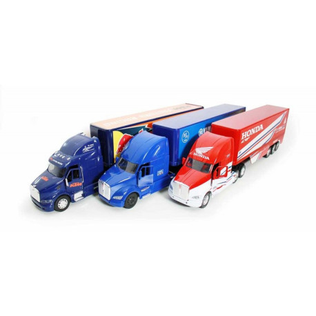 Miniature camion Peterbilt HRC factory team Honda 1/32