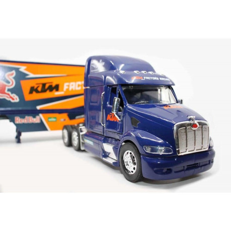 Miniature camion Peterbilt team KTM Red Bull 1/32
