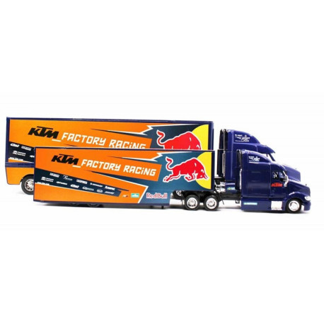 Miniature camion Peterbilt team KTM Red Bull 1/32