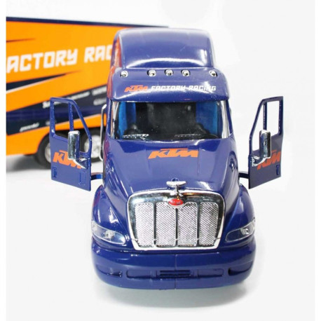 Miniature camion Peterbilt team KTM Red Bull 1/32