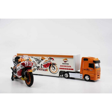 Miniature camion Repsol Honda Racing Team 1/43
