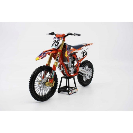 MINIATURE MOTO KTM 450 SXF MUSQUIN 1/6