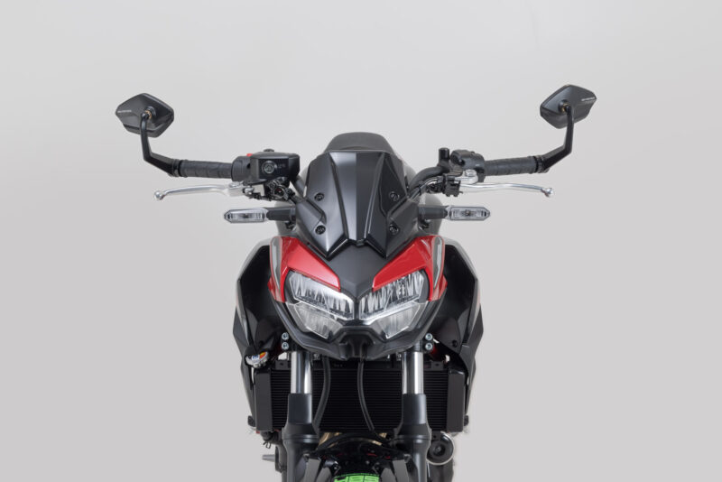 Rétroviseur embout de guidon Kawasaki Z650 (16-), Z7 Hybrid (23-).