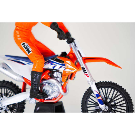 MOTO CROSS KTM SX450F + RIDER 1/12°