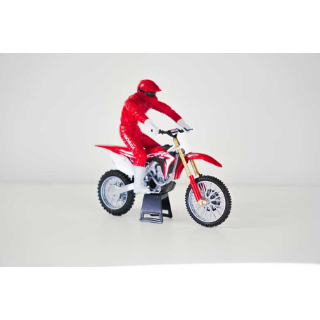 MOTO HONDA CR450F + RIDER 1/12°