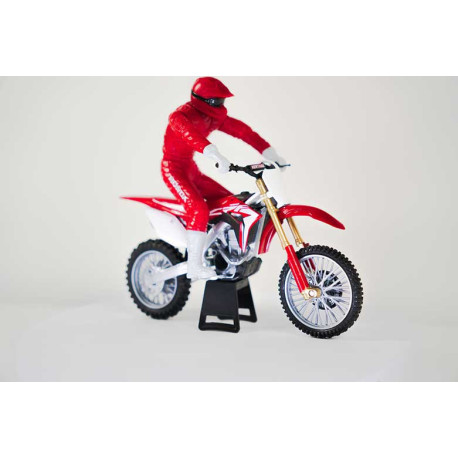 MOTO HONDA CR450F + RIDER 1/12°