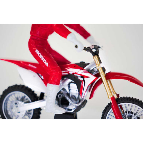 MOTO HONDA CR450F + RIDER 1/12°