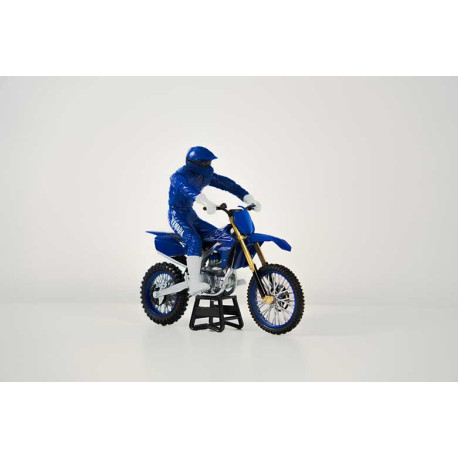 MOTO YAMAHA YZ450F + RIDER 1/12 °