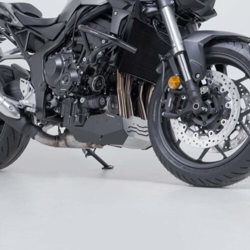 Sabot moteur urbain Noir/Argent. Honda CB1000 Hornet (24-).