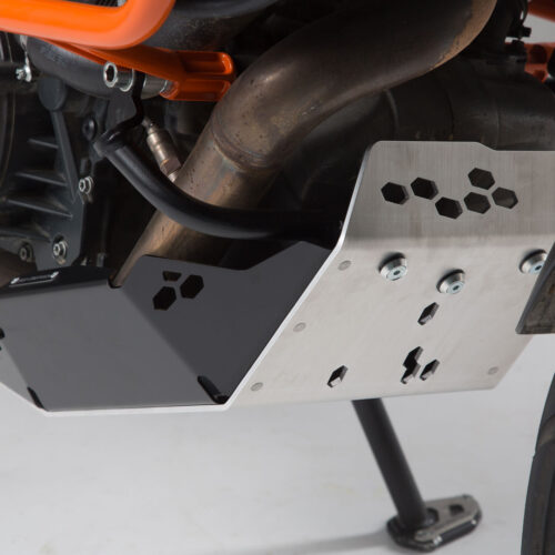 Sabot moteur Noir/Gris. KTM 1090 Adv, 1190 Adv/R, 1290 SAdv.