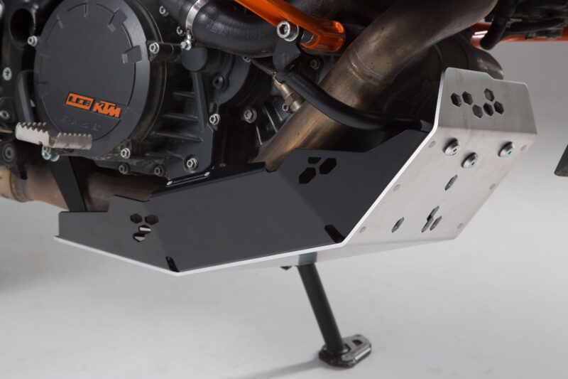 Sabot moteur Noir/Gris. KTM 1090 Adv, 1190 Adv/R, 1290 SAdv.