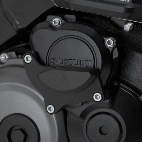 Protection de couvercle de carter moteur Noir. Suzuki GSX-S 1000 / GSX-S 950 (21-).