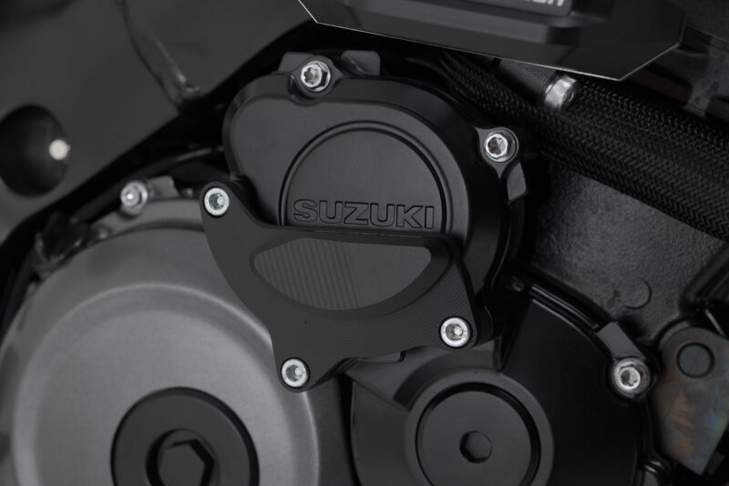 Protection de couvercle de carter moteur Noir. Suzuki GSX-S 1000 / GSX-S 950 (21-).