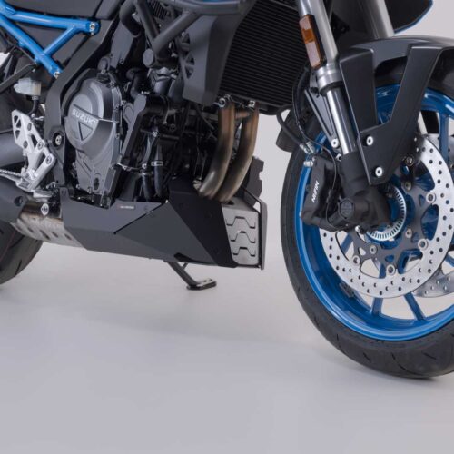 Sabot moteur urbain Noir/Argent. Suzuki GSX-8S (22-)/GSX-8T (25-).