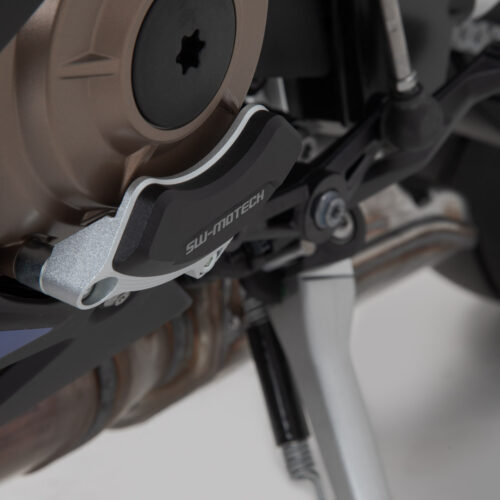 Protection de couvercle de carter moteur Noir/gris. S1000RR(19-)/R(21-), M1000R(22-).