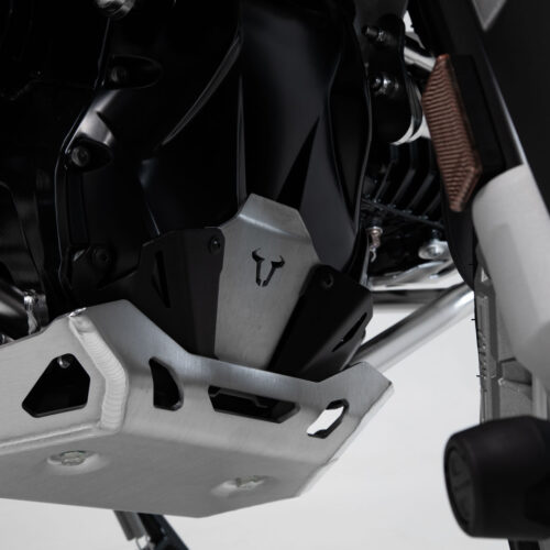 Extension avant de protection de moteur Noir/Gris. BMW R1200 (12-18), R1250 (18-).