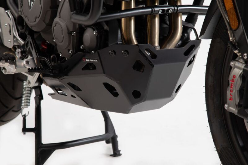 Sabot moteur Noir. Modèles Tiger 900 (19-23). Sans OEM SBL.