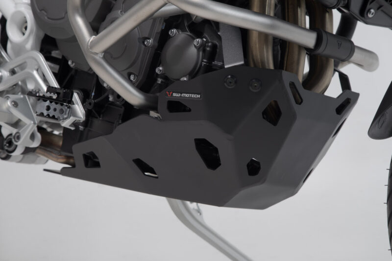 Sabot moteur Noir. Modèles Tiger 900 (19-23). Pour OEM SBL.