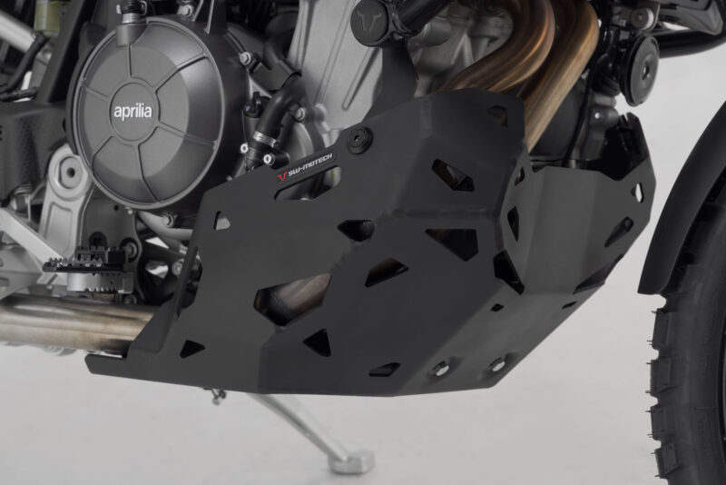 Sabot moteur Noir. Aprilia Tuareg 660 (21-).