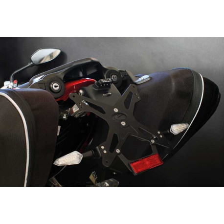 MV AGUSTA STRADALE 800 SUPPORT DE PLAQUE REGLABLE